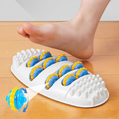 🍡 -50 % MAINTENANT ! Masseur plantaire en acier inoxydable – Rouleau massage et stimulateur de points réflexes 2 en 1, outil multifonctionnel pour détendre les pieds, améliorer la circulation et soulager la fatigue.