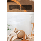 🐱 50% DE RÉDUCTION! 🧶 Boule à Gratter Naturelle en Sisal – Creuse, rotative & double face – Protège vos meubles tout en amusant votre chat 🌿