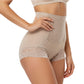 Slip taille haute en dentelle pour femmes, contrôle du ventre, rehausseur de fesses