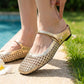👡 60% DE RÉDUCTION! ✨ Mules Mary Jane à Bout Carré Tissées – Tendance, Confortables & Faciles à Enfiler 🌸