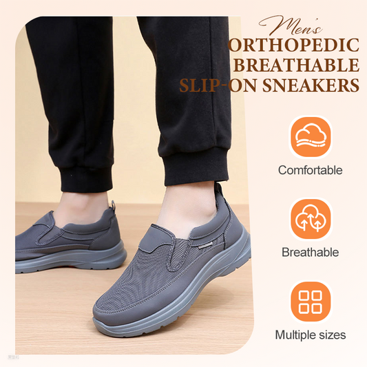 🔥 55% DE RÉDUCTION ! ✨ Chaussures Homme Sans Lacets - Tige Respirante, Semelle Massante Antidérapante, Confort Toute la Journée 👞⚡