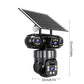 📹☀️ PROMO FLASH 50% ! Caméra de Surveillance Extérieure Wi-Fi 6K 9MP Triple Objectifs – Alimentation Solaire, PTZ 360°, Vision Nuit Couleur, Détection de Mouvement, Audio Bidirectionnel, IP66 🌳