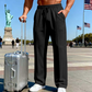 💨Pantalon Droit Homme ✅ Taille Élastique & Cordon Ajustable | Confort Décontracté 👖 -50% AUJOURD’HUI 🔥