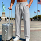 💨Pantalon Droit Homme ✅ Taille Élastique & Cordon Ajustable | Confort Décontracté 👖 -50% AUJOURD’HUI 🔥