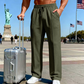 💨Pantalon Droit Homme ✅ Taille Élastique & Cordon Ajustable | Confort Décontracté 👖 -50% AUJOURD’HUI 🔥