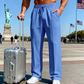 💨Pantalon Droit Homme ✅ Taille Élastique & Cordon Ajustable | Confort Décontracté 👖 -50% AUJOURD’HUI 🔥