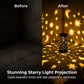 Lampes solaires pour jardin avec projection étoiles et lune
