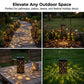 Lampes solaires pour jardin avec projection étoiles et lune