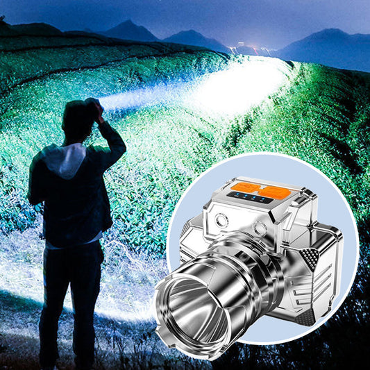 [Bright Gift] Outdoor Fishing Portable Waterproof Smart LED Headlamp