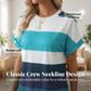 Robe rayée décontractée pour femme avec poches