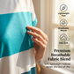 Robe rayée décontractée pour femme avec poches