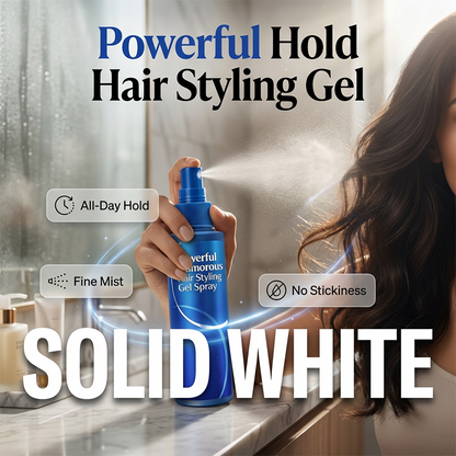 Spray gel coiffant glamour puissant