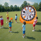 ✨ 50 % de réduction + livraison gratuite 🔥 Cible de fléchettes gonflable en forme de ballon de football, cible géante, livrée avec 2 ballons de football et une pompe à air, s'installe en 3 minutes, idéale pour les grands jeux dans le jardin