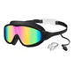 Lunettes de natation anti-buée avec bouchons d’oreilles et pince-nez