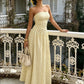 Robe bustier à pois pour femme