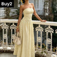 Robe bustier à pois pour femme