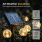 Guirlandes lumineuses solaires étanches pour allée et jardin