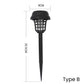 ✨Retour limité en été&Durée limitée 70% de réduction✨🚫🦟Solar Mosquito Zapper Lamp Stake