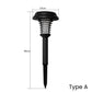✨Retour limité en été&Durée limitée 70% de réduction✨🚫🦟Solar Mosquito Zapper Lamp Stake