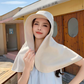 Chapeau de soleil intégral pour femme avec châle