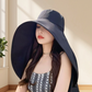 Chapeau de soleil intégral pour femme avec châle