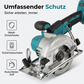 ⚡PROMO FLASH 50%🔧Scie Circulaire Sans Fil 21V Brushless 1500W – 2 Batteries, Disque 165mm, Vitesse 10000 tr/min, Profondeur 63mm, Inclinaison 0-45°⚙️