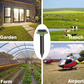 Répulsif à taupes étanche à ultrasons et à énergie solaire