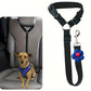 Ceinture de sécurité auto et laisse de promenade 2 en 1 pour chien