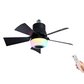 📢📢50% DE RÉDUCTION⏰Ventilateur de plafond intelligent avec éclairage, RGB et haut-parleur Bluetooth