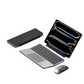 Clavier pliable ultra-fin avec pavé tactile et support intégrés