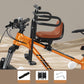 🚲👶 PROMO FLASH 56% ! Siège Vélo Enfant à l'Avant – Guidon Dédié, Accoudoirs Ouvrants, Repose-Pieds Réglables, Simili Cuir, Compatible VTT/Ville/Pliant ⚙️