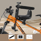 🚲👶 PROMO FLASH 56% ! Siège Vélo Enfant à l'Avant – Guidon Dédié, Accoudoirs Ouvrants, Repose-Pieds Réglables, Simili Cuir, Compatible VTT/Ville/Pliant ⚙️