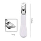 📢📢 50 % DE RÉDUCTION !! ⏰ Coupe-ongles coudé anti-éclaboussures avec large ouverture
