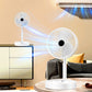 🌀 PROMO LIMITÉE 57% DE RÉDUCTION ! 🔋 Ventilateur Télescopique Pliable Rechargeable USB – Silencieux, 180° Rotatif, 4 Vitesses, Portable ✨