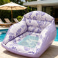 📢🏊‍♀️ PROMO FLASH 40% ! Flotteur Piscine en Forme de U – Design Chaise Ergonomique, Assise en Maille, Gonflable, 2 Couleurs, Durable & Portable 🌴