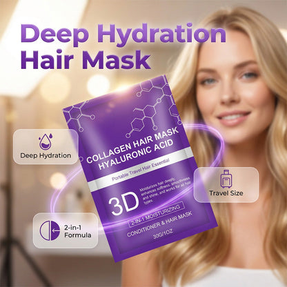 Masque capillaire à l'acide hyaluronique pour réparation en profondeur