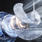 Ventilateur de plafond moderne 2 en 1 avec éclairage LED