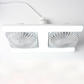 Ventilateur de plafond moderne 2 en 1 avec éclairage LED