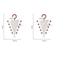 Rangement V‑shaped double face – Portant de rangement multifonction