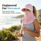 Breathable Full Face Sun Mask with Ponytail Hole