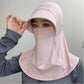 Breathable Full Face Sun Mask with Ponytail Hole