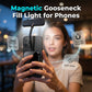 Lampe d'appoint magnétique à col de cygne pour téléphones