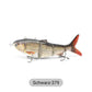 Leurre de pêche robotisé multi-articulé avec LED