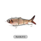 Leurre de pêche robotisé multi-articulé avec LED