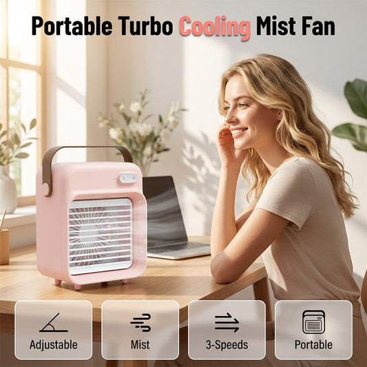 Refroidisseur d'air et humidificateur de bureau sans fil