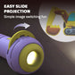 🔦✨ PROMO LIMITÉE 50% ! Projecteur-Torche Jouet pour Enfants 2 en 1 – 3 ou 6 Disques, Lumière Douce, 3 Couleurs, Parfait pour Histoires, Découverte & Imagination 🧒