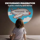 🔦✨ PROMO LIMITÉE 50% ! Projecteur-Torche Jouet pour Enfants 2 en 1 – 3 ou 6 Disques, Lumière Douce, 3 Couleurs, Parfait pour Histoires, Découverte & Imagination 🧒