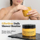🛁 50 % DE RÉDUCTION 🧴 Gommage corporel éclaircissant au curcuma | Exfoliation au sel marin naturel · Nourrissant à l'huile de jojoba · Atténue le teint terne · Utilisable sur le visage et le corps