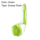 Brosse de bain pour animaux avec long manche et distributeur de shampoing