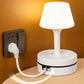Multiprise à 3 prises avec 2 ports USB-A et 2 ports USB-C, dotée d'une lampe de bureau intégrée, compatible 220-240 V, puissance maximale 3250 W, 13 A, câble de 1,8 m, idéale pour la maison, la cuisine, l'extérieur, l'hôtel, le bureau et les croisières.